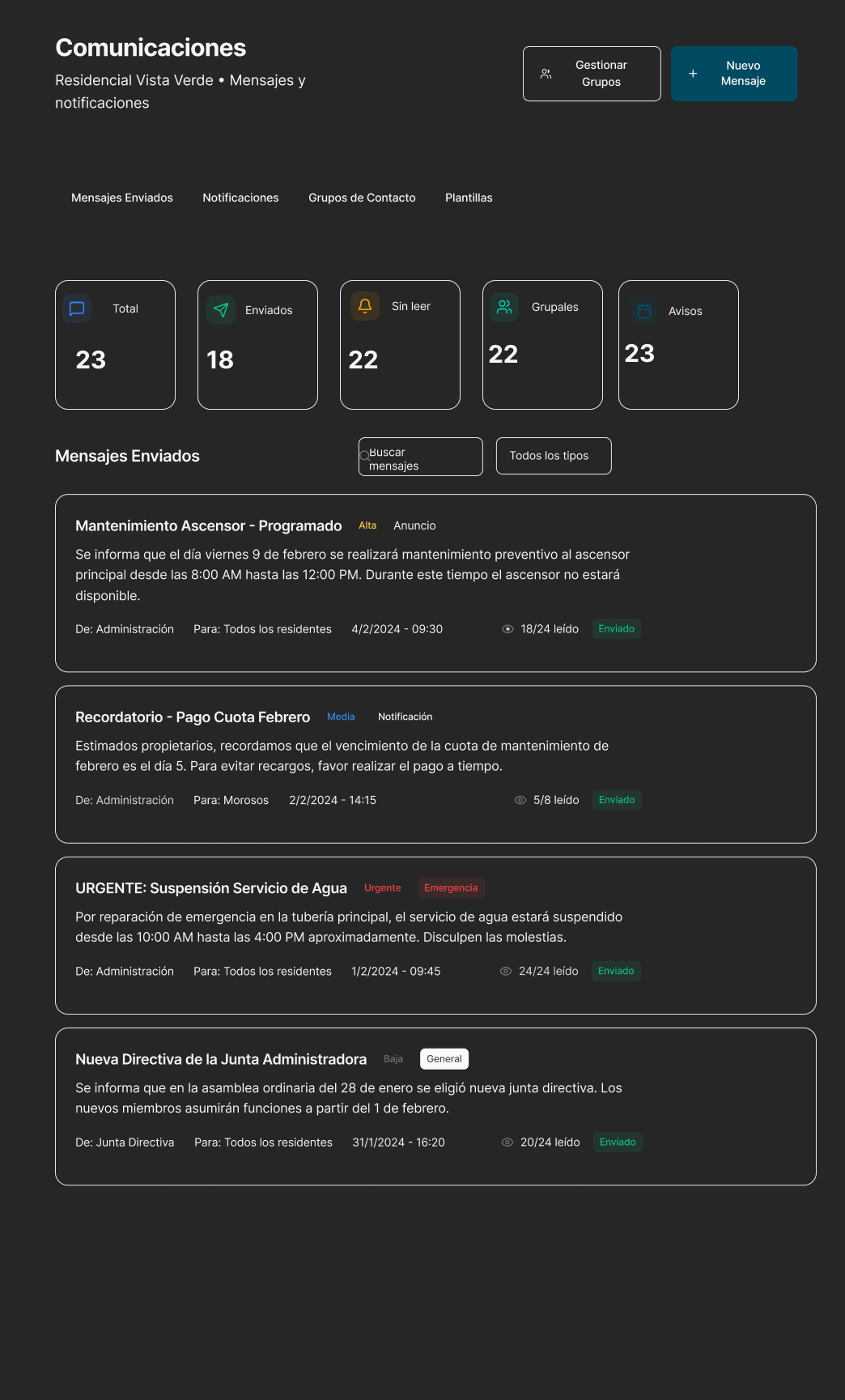 Interfaz de Comunicación efectiva
